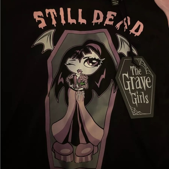Dolls Kill The Grave Girls Still Dead Baby Tee NWT - Picture 2 of 2